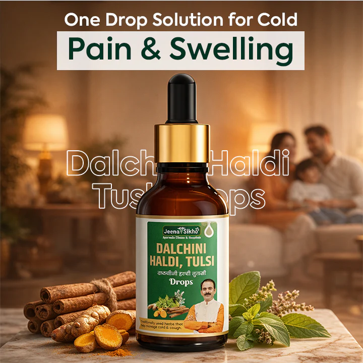 Dalchini Haldi Tulsi Drops | Ayurvedic Support for Cough, Cold, Immunity & Seasonal Wellness - Image 2