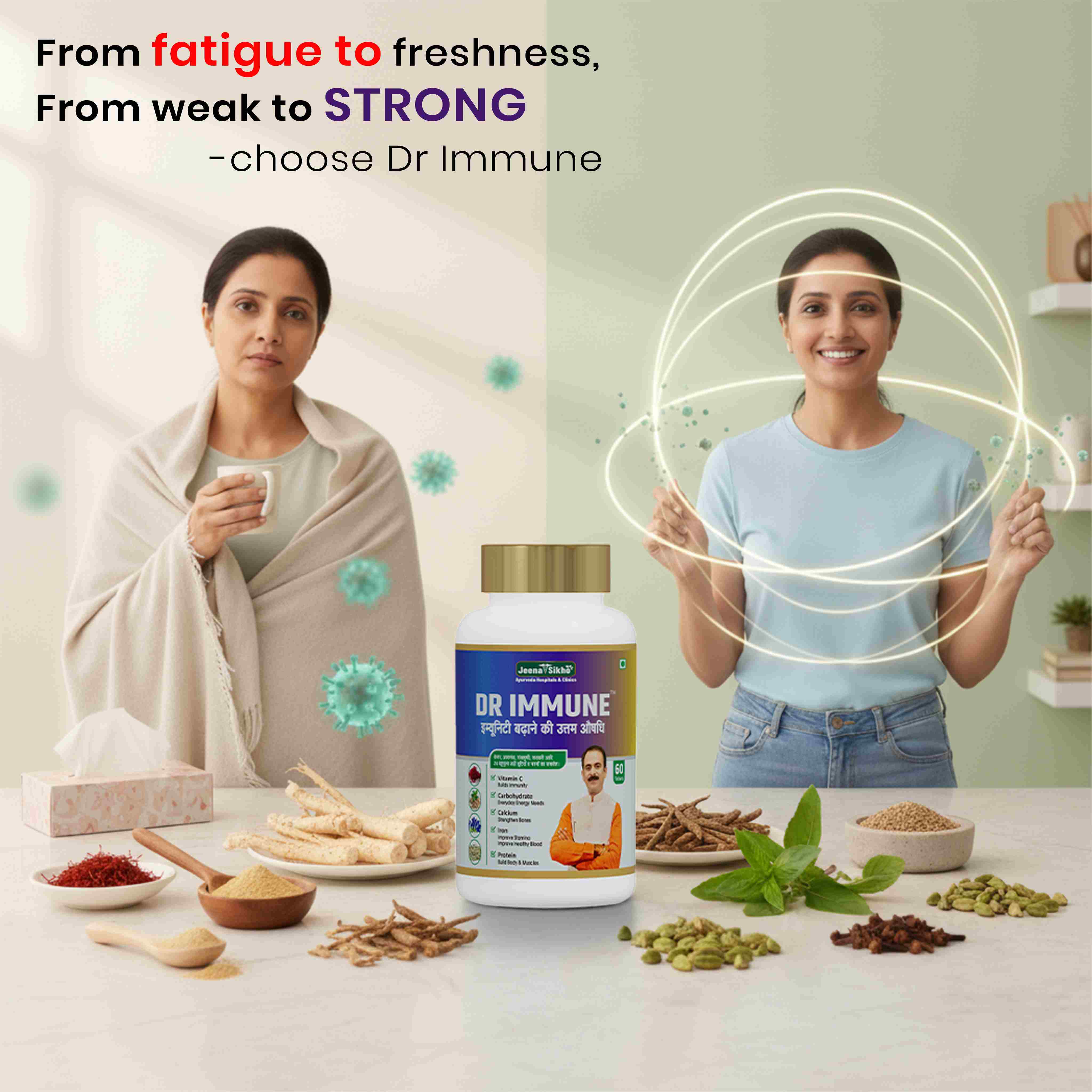 Dr. Immune Tablets | Ayurvedic Immunity, Strength & Vitality Support - Image 2