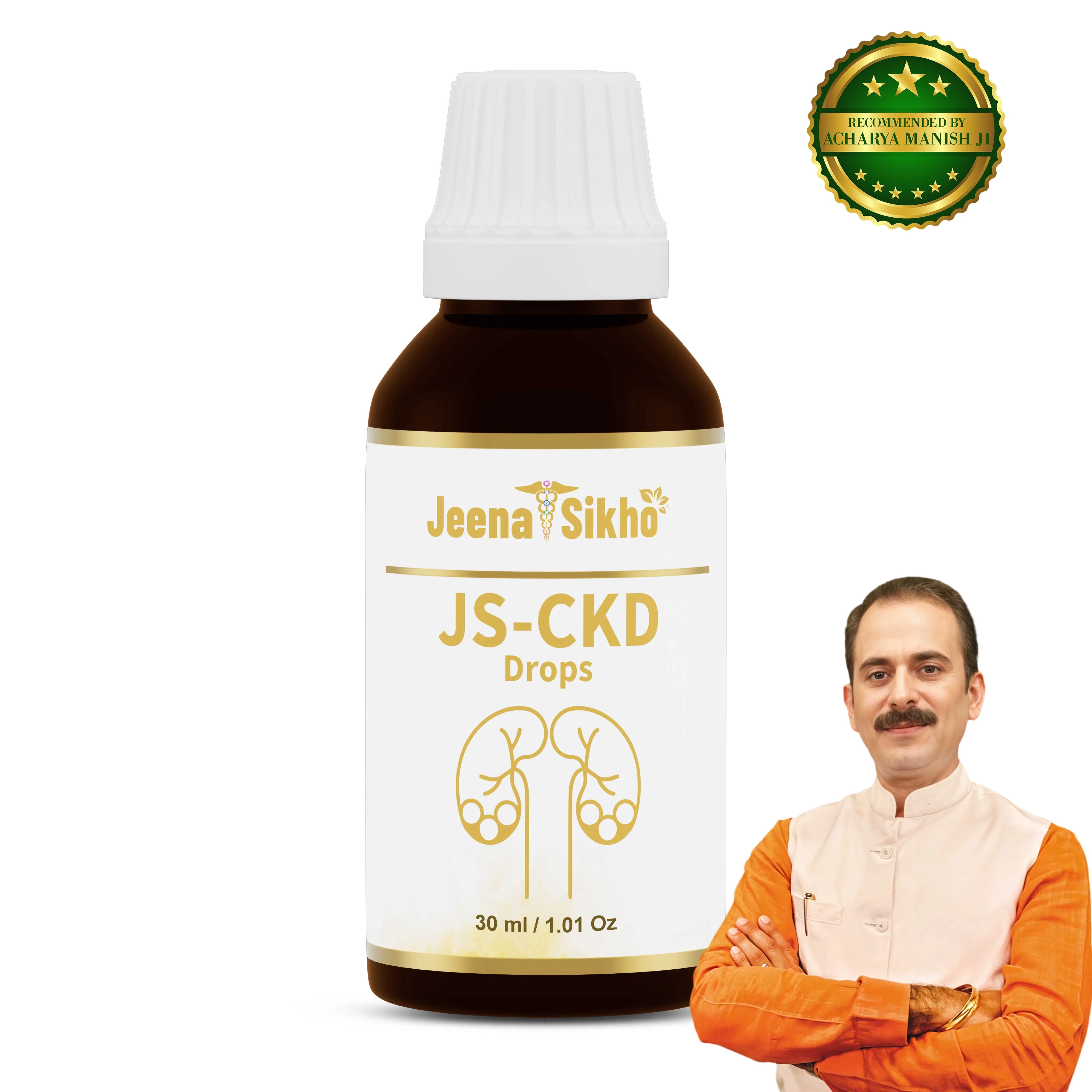 JS-CKD Drops for Kidney Health & Poor Kidney Function