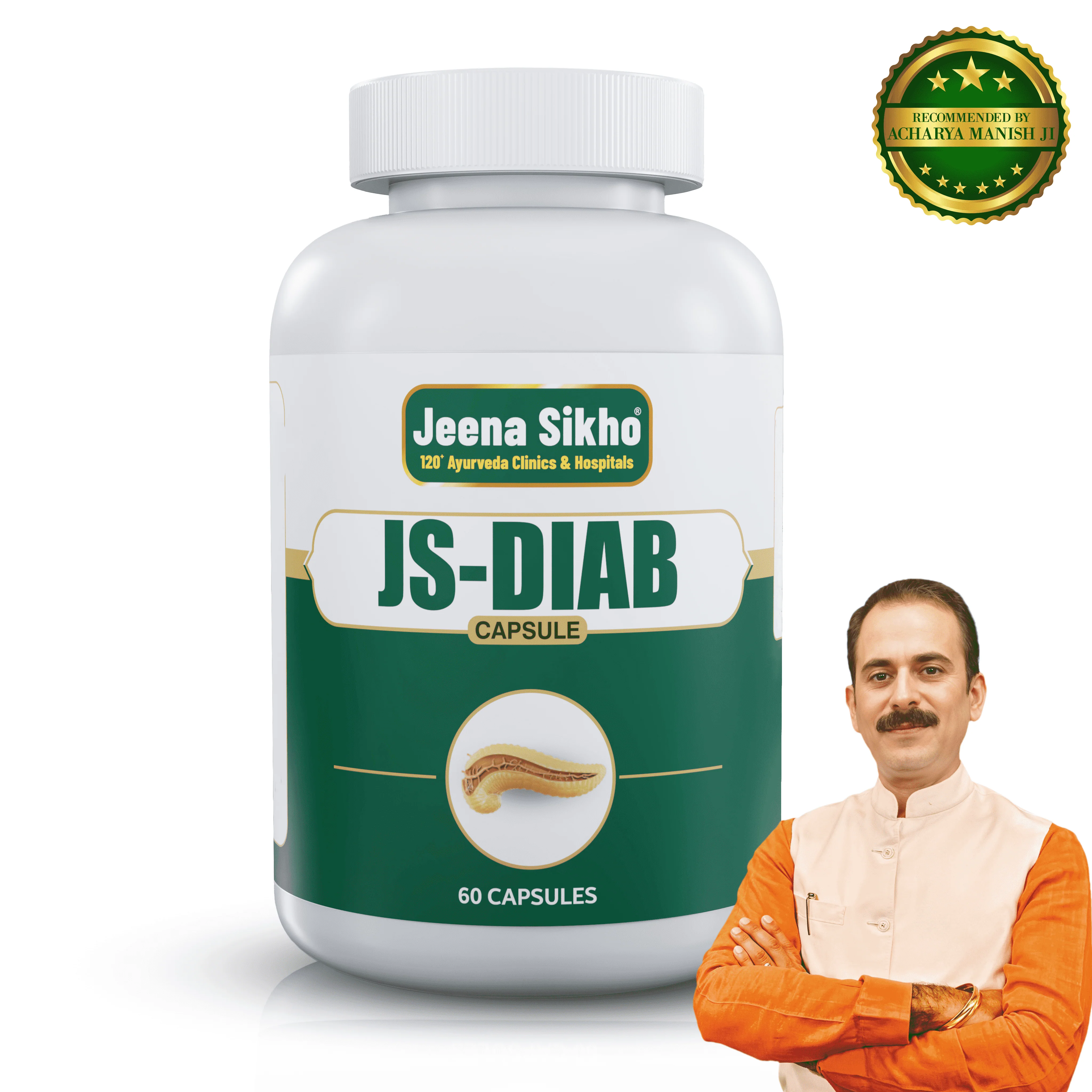 JS-DIAB Capsules | Blood Sugar Balance with Metabolism & Weight Support