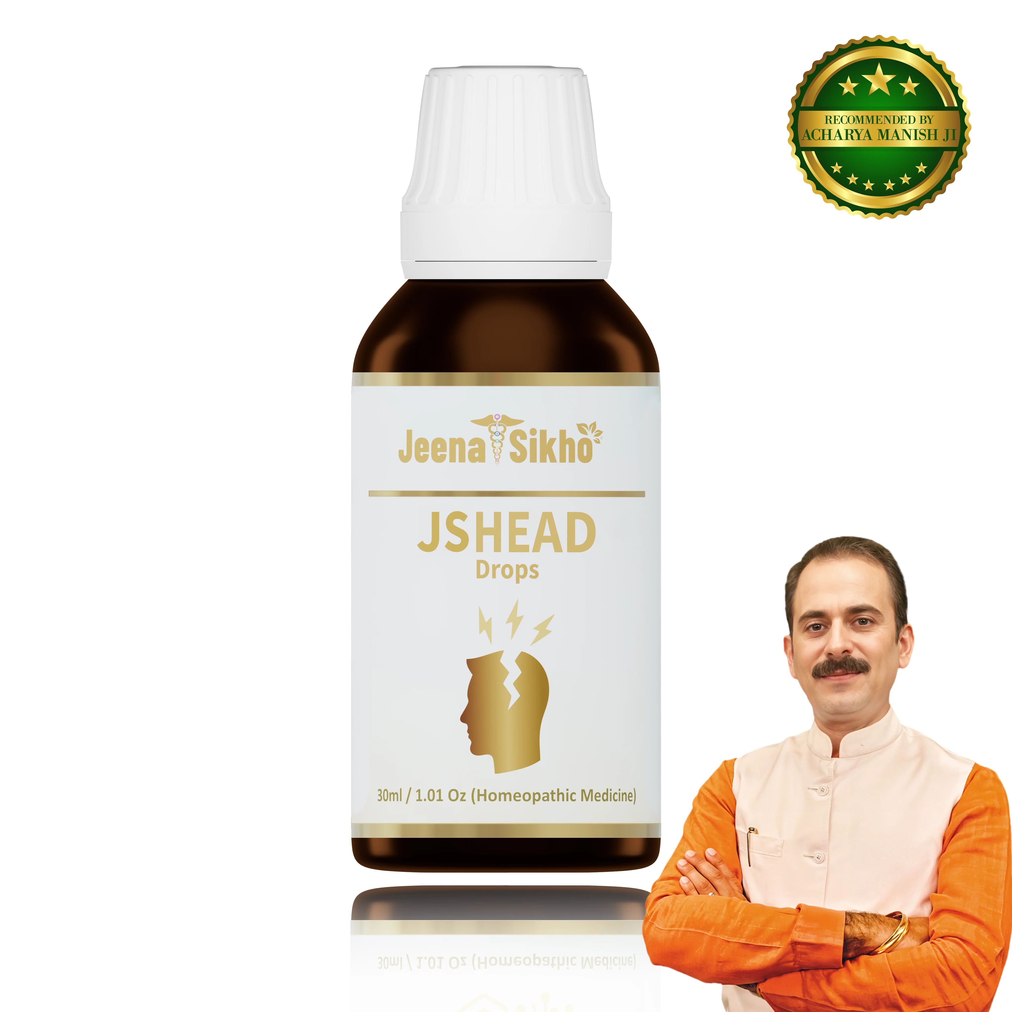 JSHead Drop | Support Headache, Stress & Weak Nerves