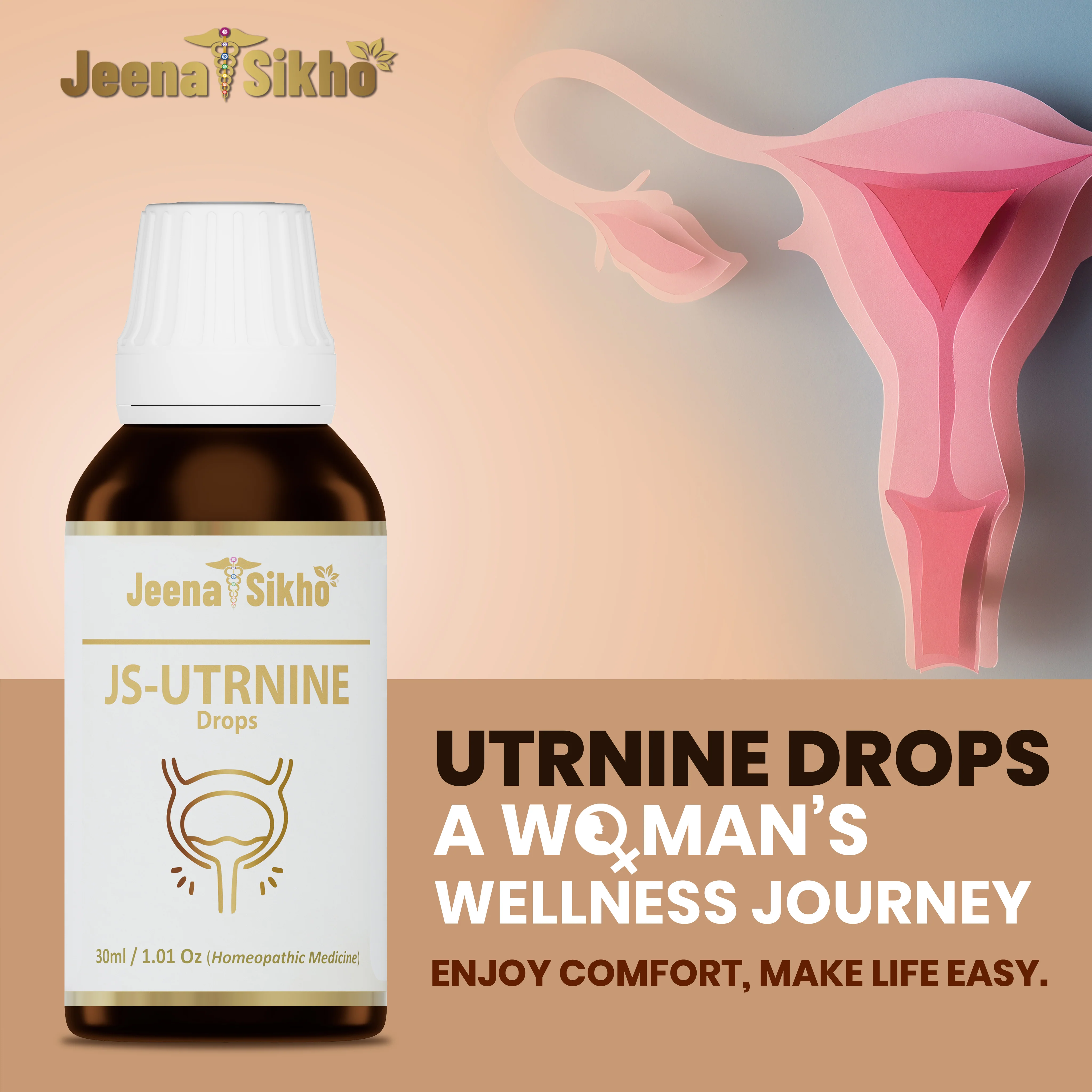 JS-Utrnine Drops | Uterine Care & Hormonal Balance | Daily Comfort - Image 2