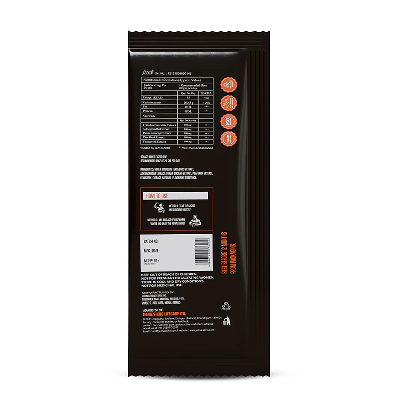 Mighty Man Honey Sachets | Ayurvedic Nutraceutical for Stamina, Strength & Vitality Support - Image 3