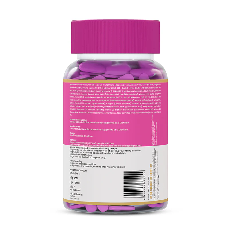 Multivitamin Women Tablets | Daily Multivitamin Tablets for Energy, Immunity, Bones, Hair & Skin | Nutritional Formula for Women - Image 10