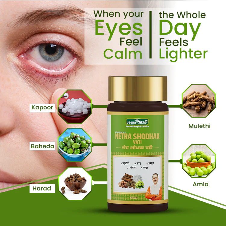 Netra Shodhak Vati | Ayurvedic Support Tablets for Eye Dryness & Strain - Image 2