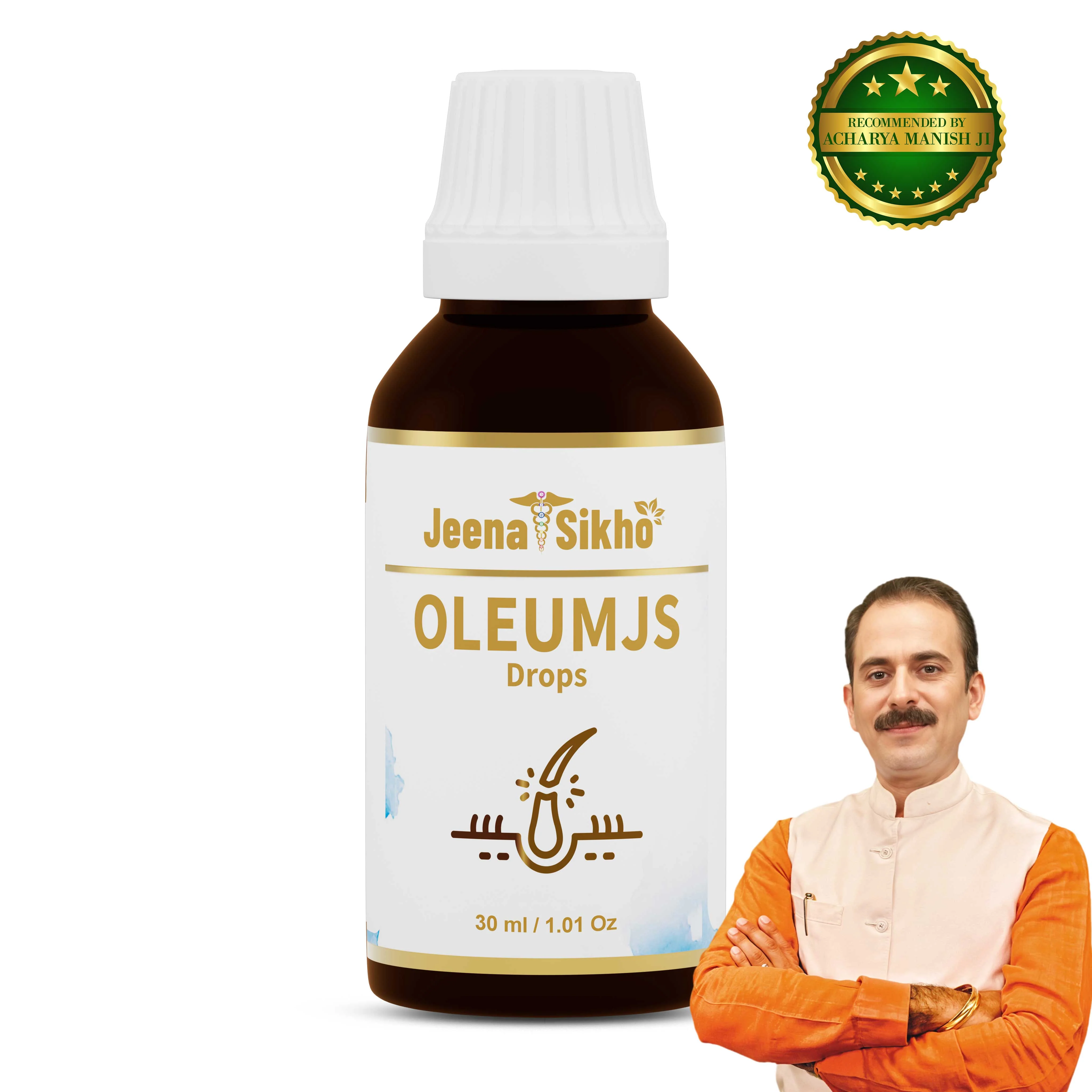 OleumJS Drops | For Unwanted Facial Hair & Hormonal Balance in Women