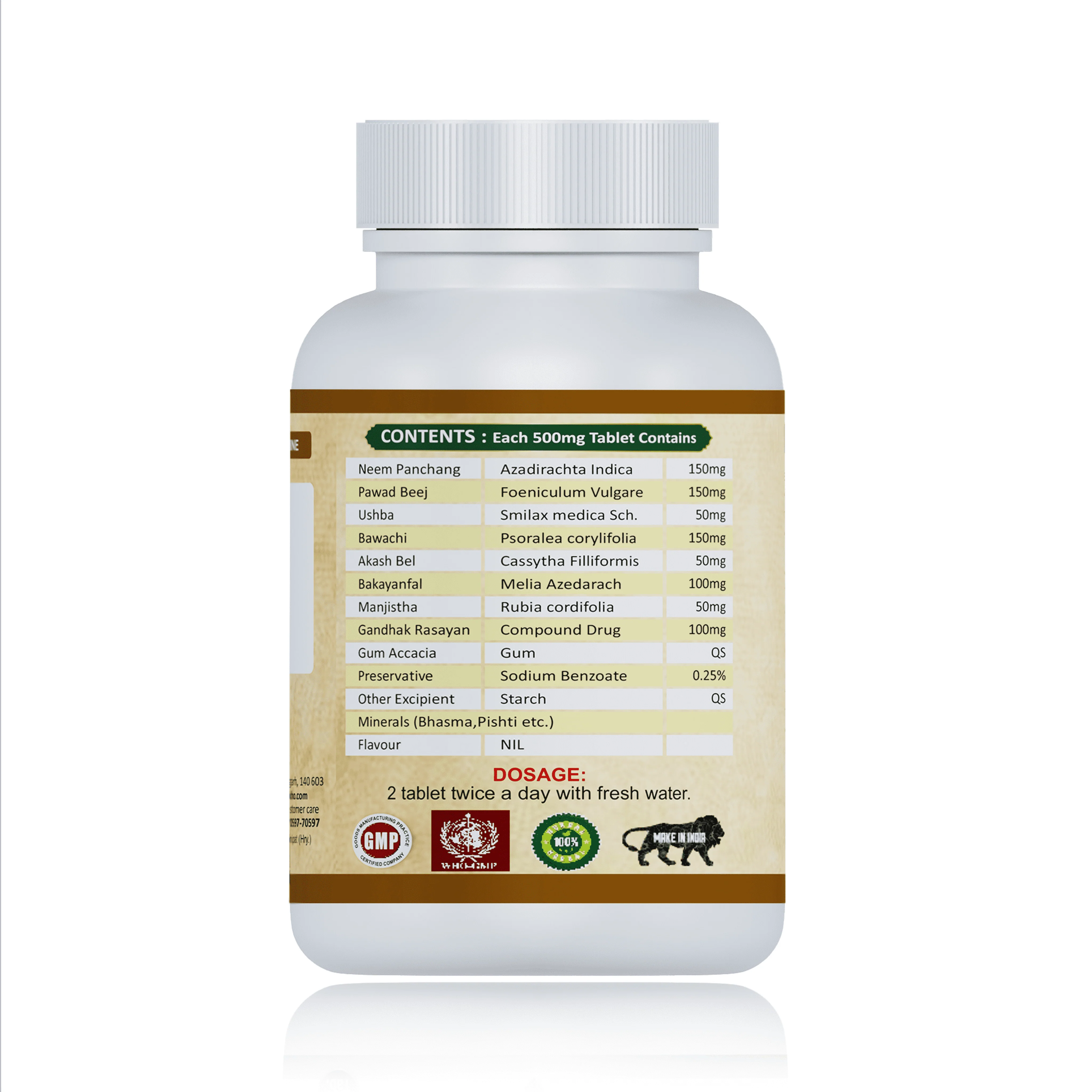 Psoro Tablets | Ayurvedic Psoriasis Skin Support & Blood Purification Care - Image 2