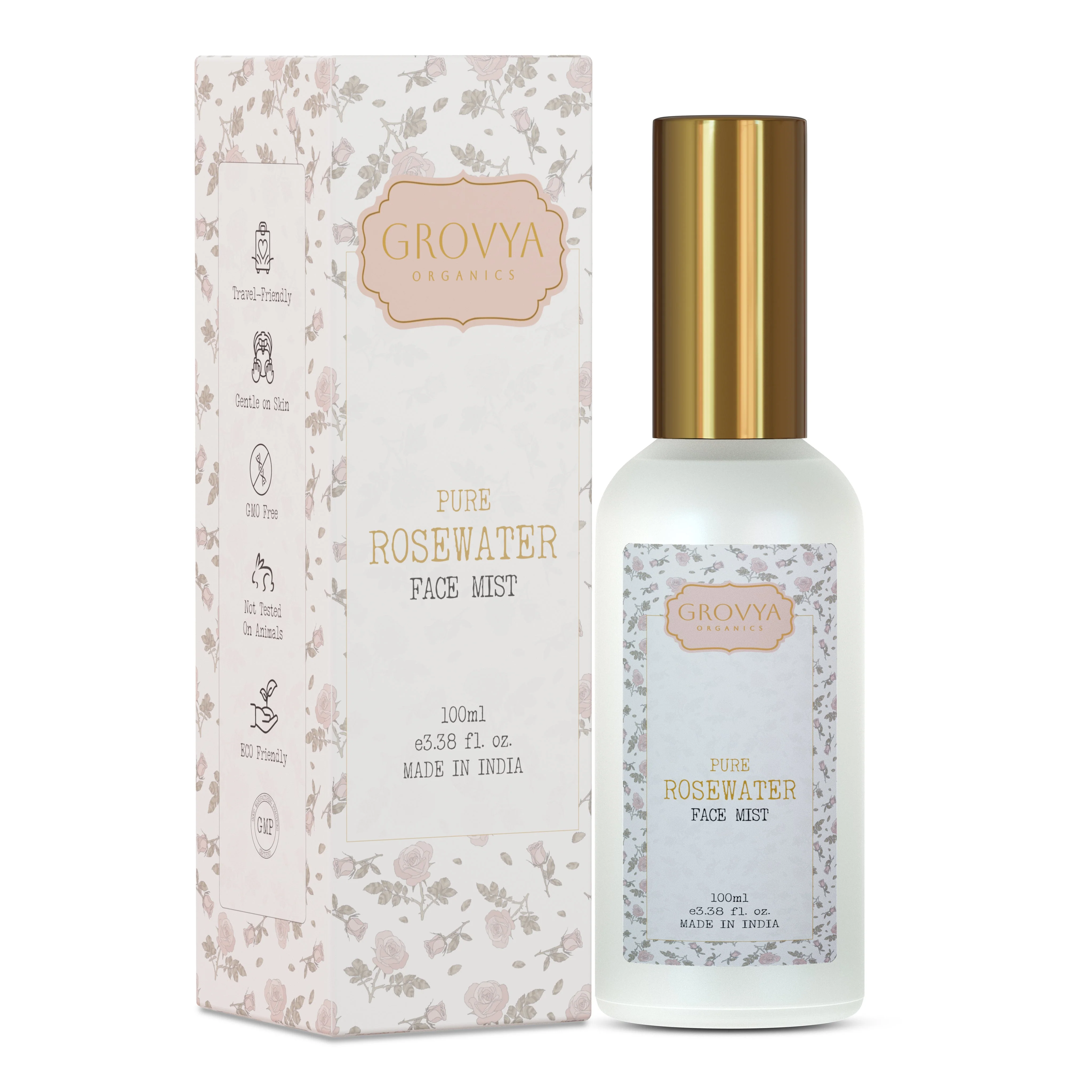 Pure Rosewater Face Mist, 100ml