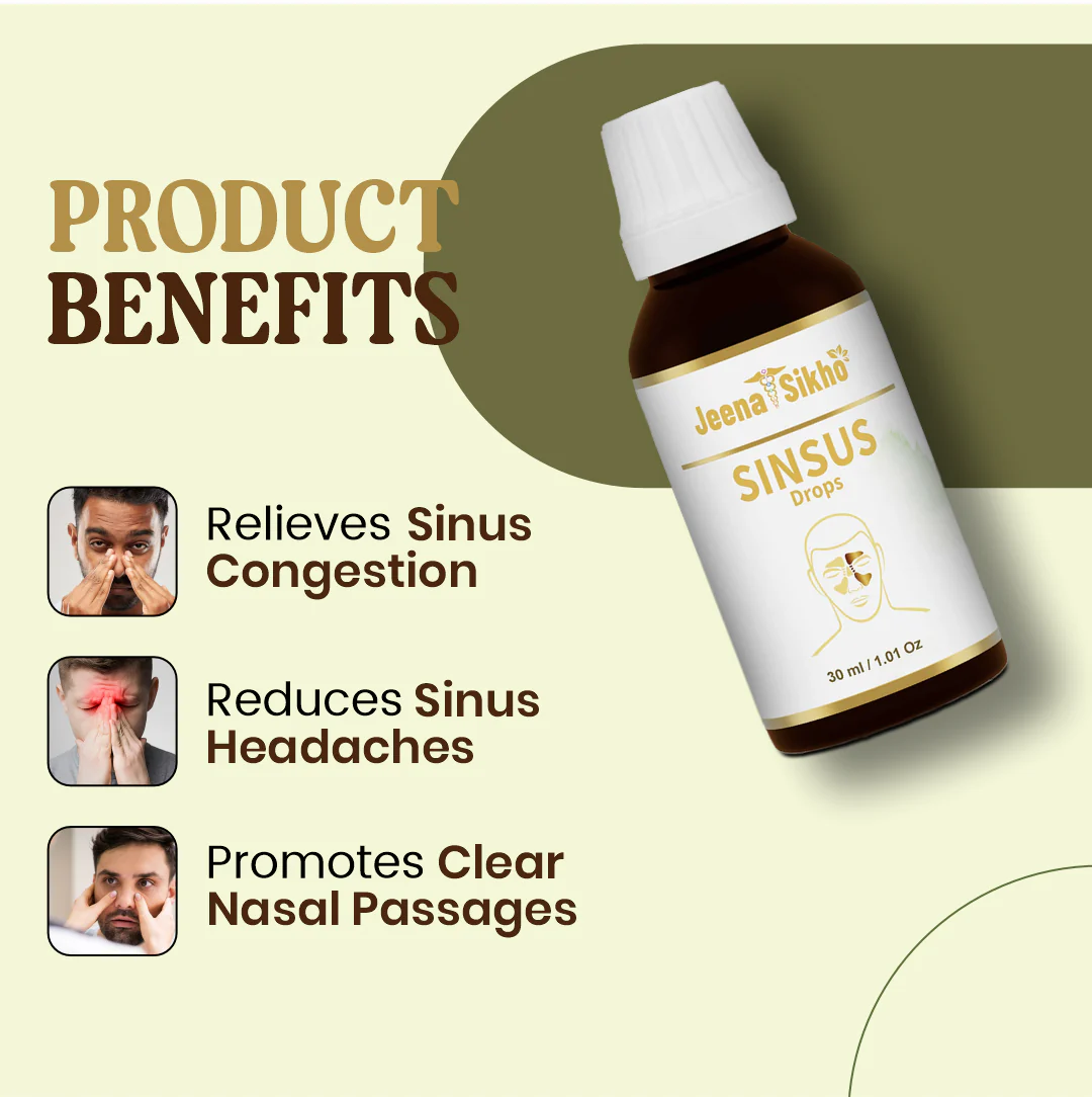 Sinsus Drops | For Sinus, Nasal Congestion & Breathing Comfort - Image 2