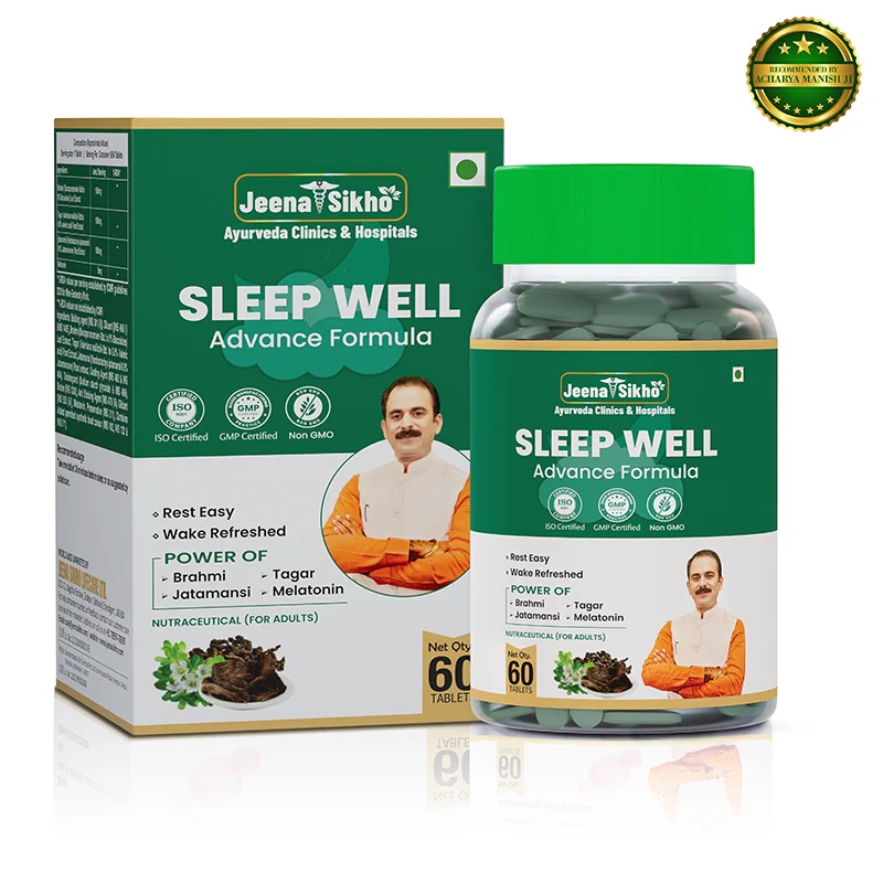 Sleep Well | Ayurvedic Herbal Tablets for Stress Support & Deep Sleep